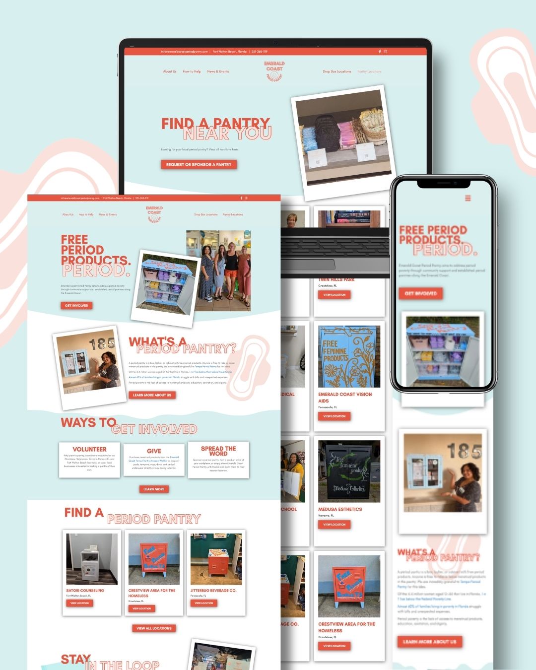 Emerald Coast Period Pantry Website Design